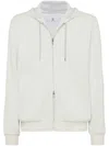Brunello Cucinelli Cashmere-terry Cotton Zip-up Hoodie