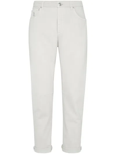 BRUNELLO CUCINELLI BRUNELLO CUCINELLI MEN DYED DENIM PANTS