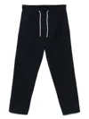 Brunello Cucinelli Elastic Waistband Casual Pants In Black