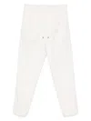 Brunello Cucinelli Cotton Track Pants In White