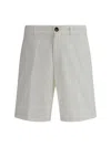 Brunello Cucinelli Green Gabardine Bermuda Shorts