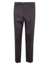 Brunello Cucinelli Dyed Fabric Trousers With Pockets