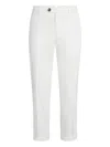 Brunello Cucinelli Button-fastening Belt-loops Trousers In White