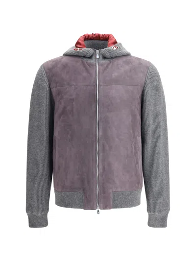 BRUNELLO CUCINELLI BRUNELLO CUCINELLI MEN ENGLISH KNIT JACKET