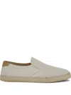 Brunello Cucinelli Espadrille Shoes Slip On Round Toe In Brown