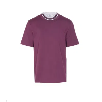 BRUNELLO CUCINELLI BRUNELLO CUCINELLI MEN FAUX LAYERING T-SHIRT
