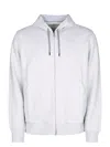 Brunello Cucinelli Grey Long Sleeves Zip-up Hoodie