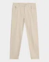 Brunello Cucinelli Men's Fine Wale Corduroy Trousers In Neutral
