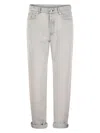 Brunello Cucinelli Men's Five-pocket Iconic Fit Denim Trousers In Light Denim