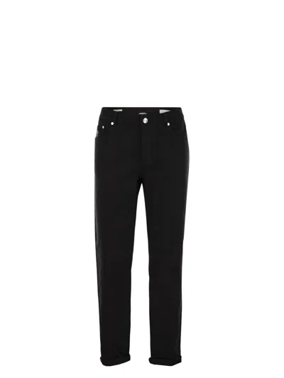BRUNELLO CUCINELLI MEN'S FIVE-POCKET TRADITIONAL FIT TROUSERS