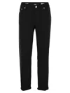 Brunello Cucinelli Men Five-pocket Traditional Fit Trousers In Light Comfort-dyed Denim In Black