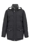 Brunello Cucinelli Long Sleeve Cotton Coat In Blue