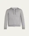 Brunello Cucinelli Men's Full-zip Sweatshirt In Dark Grey
