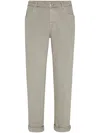 Brunello Cucinelli Men Garment-dyed Comfort Lightweight 5-pocket Jeans In Multicolor