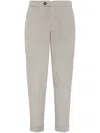 Brunello Cucinelli Men's Garment-dyed Leisure Fit Trousers In Multicolor