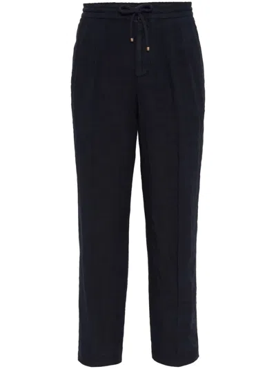 BRUNELLO CUCINELLI BRUNELLO CUCINELLI MEN LEISURE FIT PANTS WITH DRAWSTRING