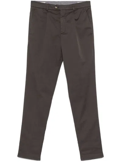 Brunello Cucinelli Men Garment-dyed Leisure Fit Pants In Multicolor