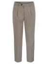 Brunello Cucinelli Men's Garment-dyed Leisure Fit Trousers