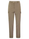 Brunello Cucinelli Men Garment-dyed Leisure Fit Trousers In Multicolor