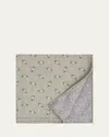 Brunello Cucinelli Silk Diamond Pocket Square