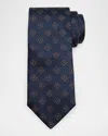 Brunello Cucinelli 8cm Silk-jacquard Tie In Blue