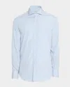 Brunello Cucinelli Button-down Collar Shirt In Blue