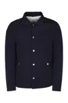 Brunello Cucinelli Water Repellent Jacket Casual Jackets, Parka Blue In Blue