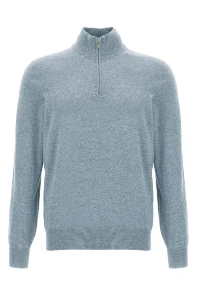 BRUNELLO CUCINELLI BRUNELLO CUCINELLI MEN HALF-ZIP SWEATER