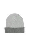Brunello Cucinelli Reversible Cashmere Beanie In White