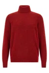 Brunello Cucinelli High Neck Sweater Sweaters And Cardigans Multicolor In Multi