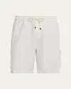 Brunello Cucinelli Cargo Pocket Bermuda Shorts In White