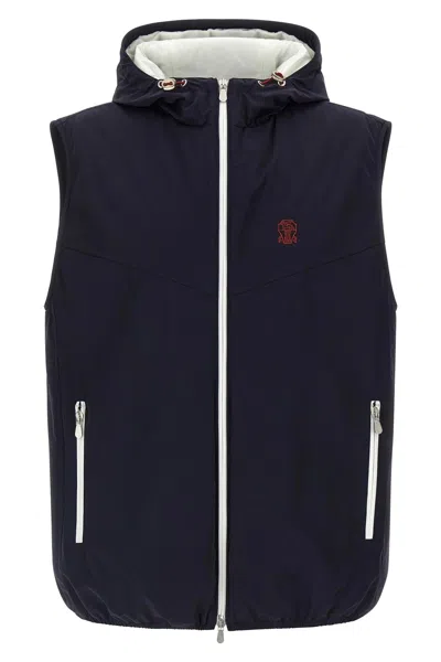 BRUNELLO CUCINELLI BRUNELLO CUCINELLI MEN HOODED VEST