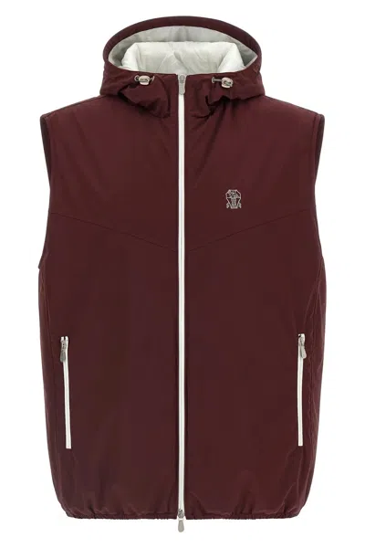BRUNELLO CUCINELLI BRUNELLO CUCINELLI MEN HOODED VEST