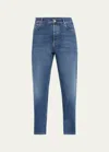 Brunello Cucinelli Slim-cut Mid-rise Jeans In C1471 Denim