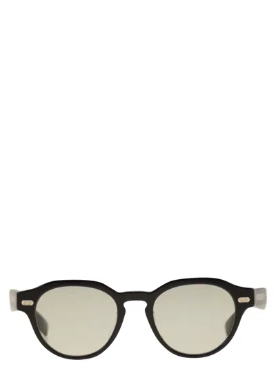 Brunello Cucinelli Men Iconic Meridian Acetate Glasses In Black