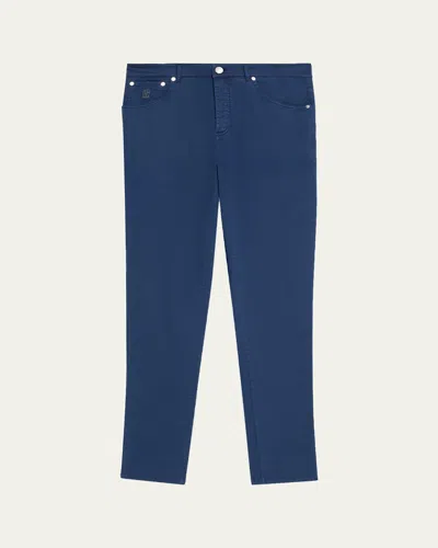 Brunello Cucinelli Belt Loop Jeans In Blue