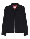 Brunello Cucinelli Zip-fastening Elasticated-hem Bomber Jacket In Black
