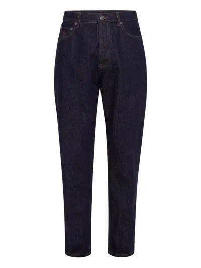 BRUNELLO CUCINELLI BRUNELLO CUCINELLI MEN JEANS WITH EMBROIDERY