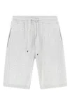 Brunello Cucinelli Grey Jersey Bermuda Shorts In Gray
