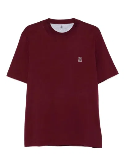 BRUNELLO CUCINELLI BRUNELLO CUCINELLI MEN JERSEY T-SHIRT WITH LOGO