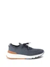 Brunello Cucinelli Knitted Runner Sneakers In Multicolor
