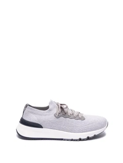BRUNELLO CUCINELLI BRUNELLO CUCINELLI MEN KNIT SNEAKERS
