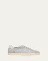 Brunello Cucinelli Knitted Low-top Sneakers In Grey