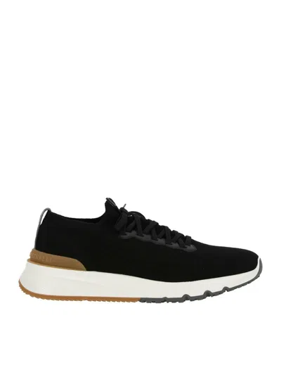 BRUNELLO CUCINELLI BRUNELLO CUCINELLI MEN KNITTED LOW TOP SNEAKERS