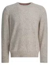 Brunello Cucinelli Men Alpaca Crewneck Sweater In Green