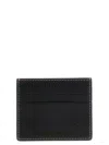 Brunello Cucinelli Compact Textured Cardholder Contrast Stitching