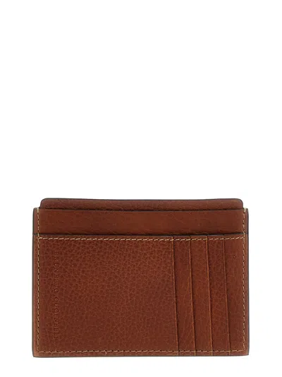 Brunello Cucinelli Men Leather Cardholder