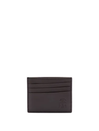 Brunello Cucinelli Men Leather Cardholder