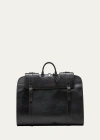Brunello Cucinelli Men's Leather Garment Bag In Black