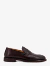 Brunello Cucinelli Leather Slip-on Loafers Rubber Sole In Brown